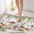 thumbnail image 3 of Mushrooms Door Mat&nbsp;Indoor Outdoor Entrance,Non Slip Small Rug for Kitchen Bathroom Entryway Rug,Spring Flowers Leaves Butterflies Botanical Washable Doormat Floor Mat 18x30 Inch, 3 of 8