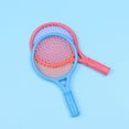 thumbnail image 1 of DEEPCRAFF 2 Sets Small Size Tennis Bats for Kids Plastic Red Blue for Leisure Time, 1 of 5