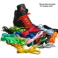 Oval Shoelaces 27 Colors Half Round 1/4" Shoe Laces 4 Different Lengths
