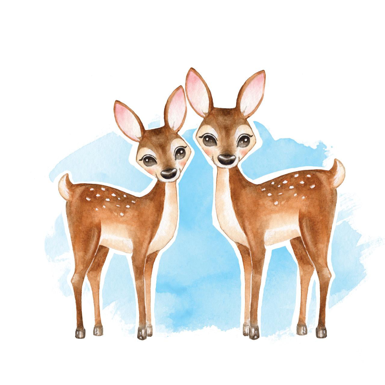 baby deer wall decals