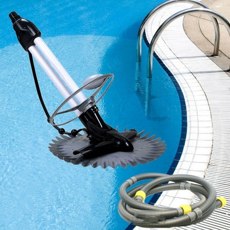 GHP Stingray Inground Above Ground Swimming Pool Cleaner with 33-Feet Vacuum