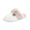 White -AT30, variant on Domzle Fuzzy Memory Foam Slippers With Fluffy Plush Lining for Women Men Suede Non-slip Hard Sole Indoor Outdoor Shoes Pink Wide-6.5