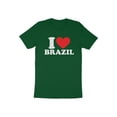 thumbnail image 6 of I Love Brazil National Day Patriotic Travel Brazilian Gift T-Shirt Brazil Citizen Resident Visitor Truism Presents Tshirt, 6 of 10