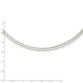 thumbnail image 2 of 925 Sterling Silver Flexible Polished 4mm Neck Collar Necklace Collar Necklace for Women, 2 of 2