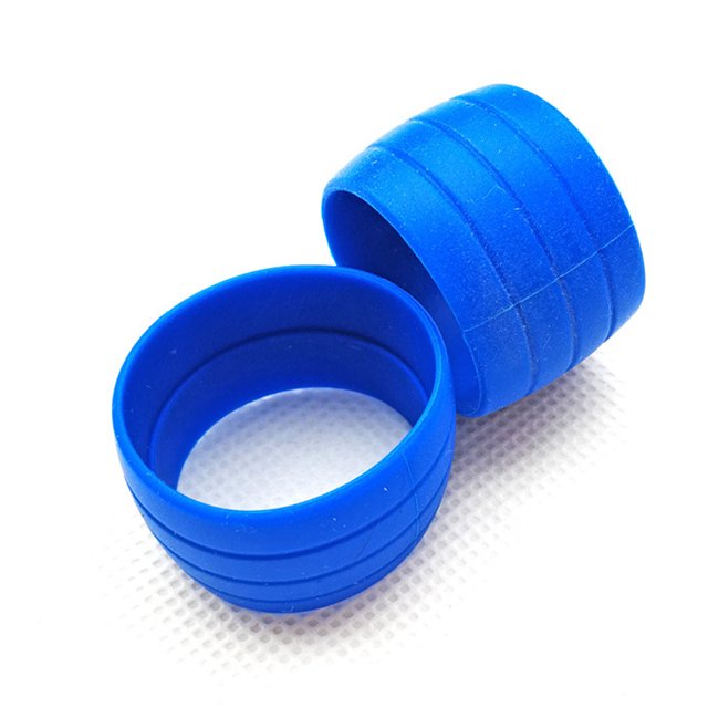 CAROOTU 1 Paire Vélo Silicone Sangle Élastique Anneau de Fixation Anti-Skip Plugs Imperméable à l'Eau Porter Sangle Résistante