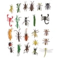 thumbnail image 1 of 24 Piezas de s de Animales, Regalo de Fiesta, Mural de Juguete, s 3D, Pegatinas de Pared, Calcomanía para Decoración Del Hogar Y La Habit Macarena 24 piezas de plástico de juguete modelo de insectos, 1 of 8