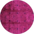 thumbnail image 1 of Ahgly Company Indoor Round Oriental Purple Industrial Area Rugs, 8' Round, 1 of 4