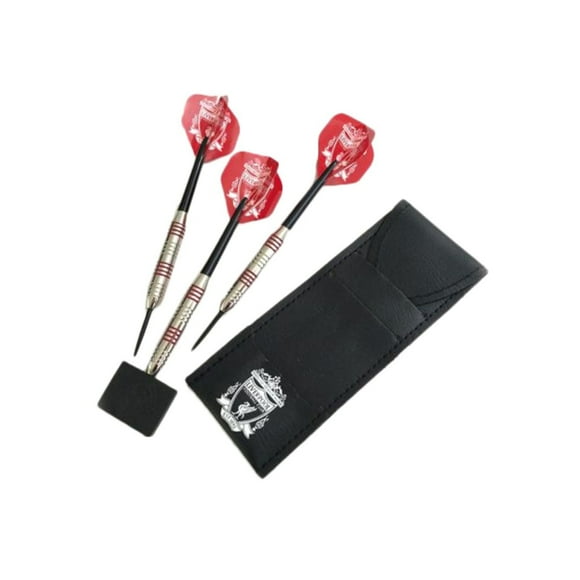 Liverpool FC Ensemble de Fléchettes en Cuir (Lot de 3)