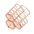 thumbnail image 1 of Enqiretly Multi-functional Desk Organizer Gift Idea For Space-saving Storage Stylish Stationery Storage Container Iron Pen Holder rose gold L(14.5*12*7.5cm) 1Set, 1 of 6