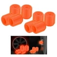 thumbnail image 1 of 8x tapas de válvula de neumático de coche tapas de neumático de bicicleta iluminadas para motocicleta de bicicleta Naranja DYNWAVEMX Tapas de vástago de válvula de neumático, 1 of 8