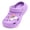 Purple, variant on Boys and Girls Garden Clogs Slip on Children Sandals Water Shoes for Indoor Outdoor