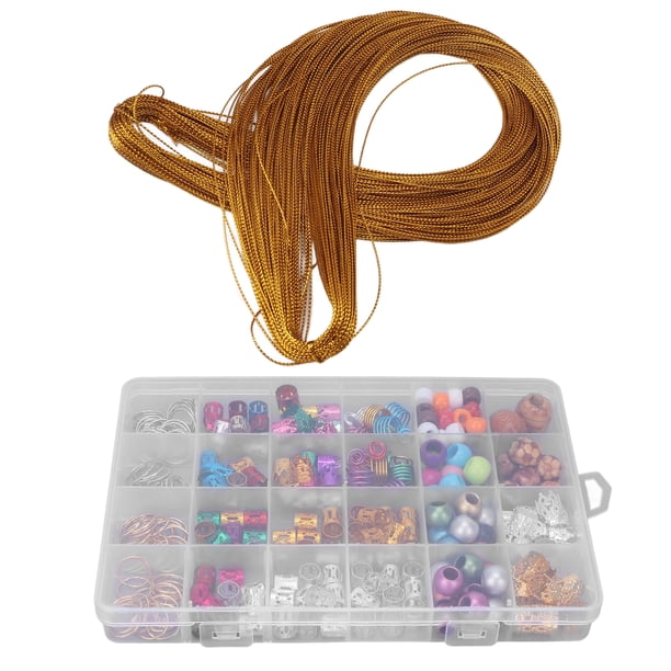 Cuentas para el cabello para trenzas, 278 piezas, accesorios para trenzas, pinzas para trenzas para el cabello sucio, joyería para el cabello para trenzas, calidad en la que puede confiar
