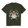 thumbnail image 6 of YDFCWXW Halloween Costumes for Women Funny Pumpkin Ghost Printed Cute T Shirts Graphic Tops Fall Tee Fashion Gift (Dark Green, 3XL), 6 of 8