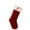 E, variant on JeashCHAT 18inch Large Monogram Christmas Stockings with Letters, Red Knitted Wool Candy Bag Socks, Personalized 26 Initial Christmas Stockings for Xmas Tree Fireplace Family Holiday Decor