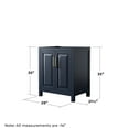 thumbnail image 2 of Wyndham Collection Wcv252530scxsxxm24 Daria 29" Single Free Standing Vanity Cabinet -, 2 of 7