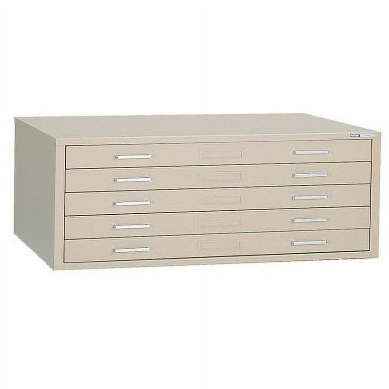 Mayline C Files 5 Drawer Flat Files Cabinet 24 x 36 Sheets Gray Walmart