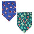 thumbnail image 1 of Baberos triangulares transpirables para mascotas, con estampados navideños, para perros y gatos., 1 of 5