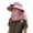 Pink, variant on Solar Sun Hat With Built In Fan For And UPF 50+ Wide Brim Outdoor Ventilation Cap For Gardening Beach Running Light for Cap