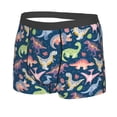 thumbnail image 2 of Wukai Dinosaur Print Men’s Underwear Breathable Boxer Briefs,&nbsp;Moisture Wicking & Breathable-Large, 2 of 7