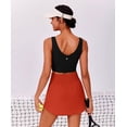 thumbnail image 3 of Pinspark Womens Golf Skirt Elastic High Waist Tennis Skort Wide Waistband Sport Skirts Weightless Workout Skorts for Pickleball Workout Running, 3 of 6