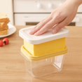 thumbnail image 4 of Butter Dish Butter Keeper With Sealed Lid And Cutter Slicer Butter Box Dish Cheese Cutting Butter Storage Box, 4 of 7