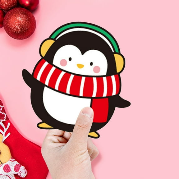 PATLOLLAV 30 Pcs Christmas Santa Elk Round Plates,7Inch Disposable Heavy Duty Christmas Red Santa Paper Plates for Winter Holiday Xmas Party Cookies Dinners Supplies