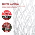 thumbnail image 3 of LIOOBO Nylon Braided Regular Size Professional Basketball Net Replacement Basketball Net All-Weather Heavy Duty Thick Net 12 Loops (Random Color), 3 of 8