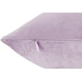 thumbnail image 5 of Clara Clark Plush Solid Decorative Microfiber Square Throw Pillow Cover with Throw Pillow Insert for Couch, Grey Lavendar, 22"x22"", 4 Piece Decorative Soft Throw Pillow Set, 5 of 8