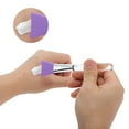 thumbnail image 3 of Unique Bargains 1 Pc Durable Flat Head Facial Mask Brush Purple, 3 of 5