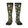 thumbnail image 1 of Gaeub Chaussettes Design Imprimé Écureuil de Forêt Chaussettes Hautes Extensibles pour Hommes Femmes Adolescents, Chaussettes de Softball Soccer pour Randonnée, Sport, 1 of 6