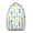 White-6, variant on Hawaiian Pineapple Print School Backpack with Tropical Exotic Fruit Yellow Golden Summer Flowers for Elementary Use
