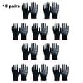 thumbnail image 2 of 10 pares de guantes de trabajo de seguridad, guantes de jardinería, guantes protectores transpirables de goma MFZFUKR CPB-US-DYP655-2, 2 of 5
