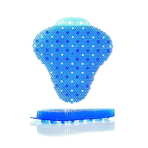 Diversey ekcoscreen 60 Day Premium Anti-Splash Urinal Screen, 7" x 7" Blue/Mango (12 Pack)