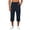 Navy, variant on Men's 100% Cotton Linen Capri Pants Casual Wide Leg Lightweight 3/4 Pants Elastic Waist Drawstring Beach Yoga Long Shorts with Pockets Sky Blue