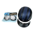 thumbnail image 1 of Accesorio de Motocicleta Casco con Visor Anti-Vaho Protección de Azul Yotijar Cemento de la motocicleta, 1 of 10