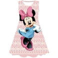 thumbnail image 1 of Disney Minnie Mickey Mouse 3D estampado niñas vestido Casual lindo cumpleaños fiesta verano Minnie Mickey comodidad princesa Dress4T Gao Jinjia LED, 1 of 2