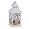 thumbnail image 2 of Comefolife Halloween Decor Black Gothic Lantern Lights Mini Halloween Pumpkin Ghost Witch Bat Tree Candle Jack-o'-Lantern for Indoor Outdoor Table Decorations (D), 2 of 7