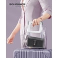thumbnail image 2 of SONGMICS Jewelry Box, Travel Jewelry Case, 2-Layer Jewelry Holder Organizer, Portable Versatile Earring Storage, for Larger Accessories, Slate Gray UJBC166G01, 2 of 8