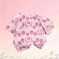 thumbnail image 5 of NAISIBABY Girls Cotton T-Shirt (6M-8T), Cute Graphic Short Sleeve Crewneck Summer Casual Fashion Tees Pink 7T, 5 of 6