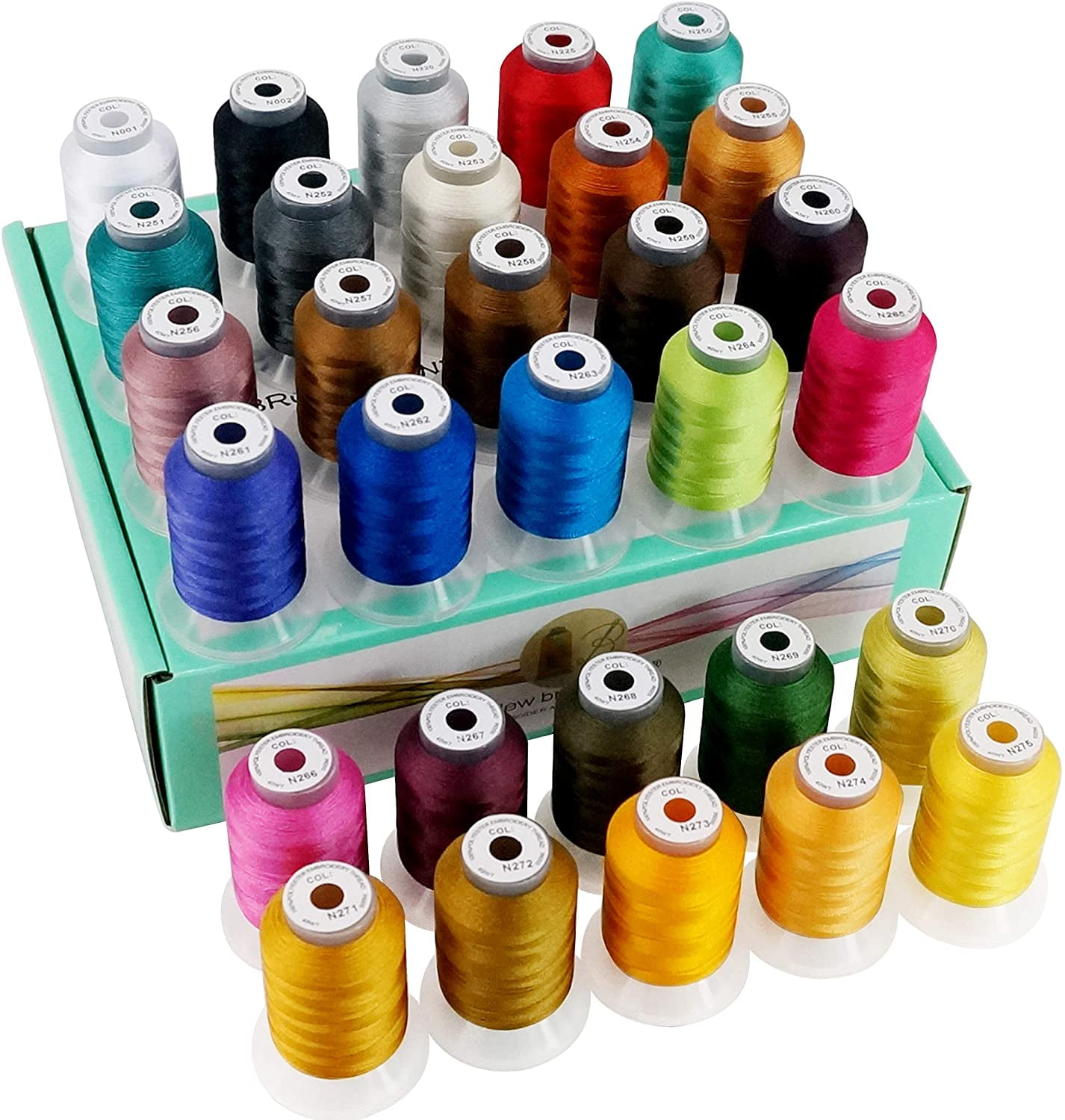 New brothread 30 Janome Colors Polyester Embroidery Machine Thread 500M