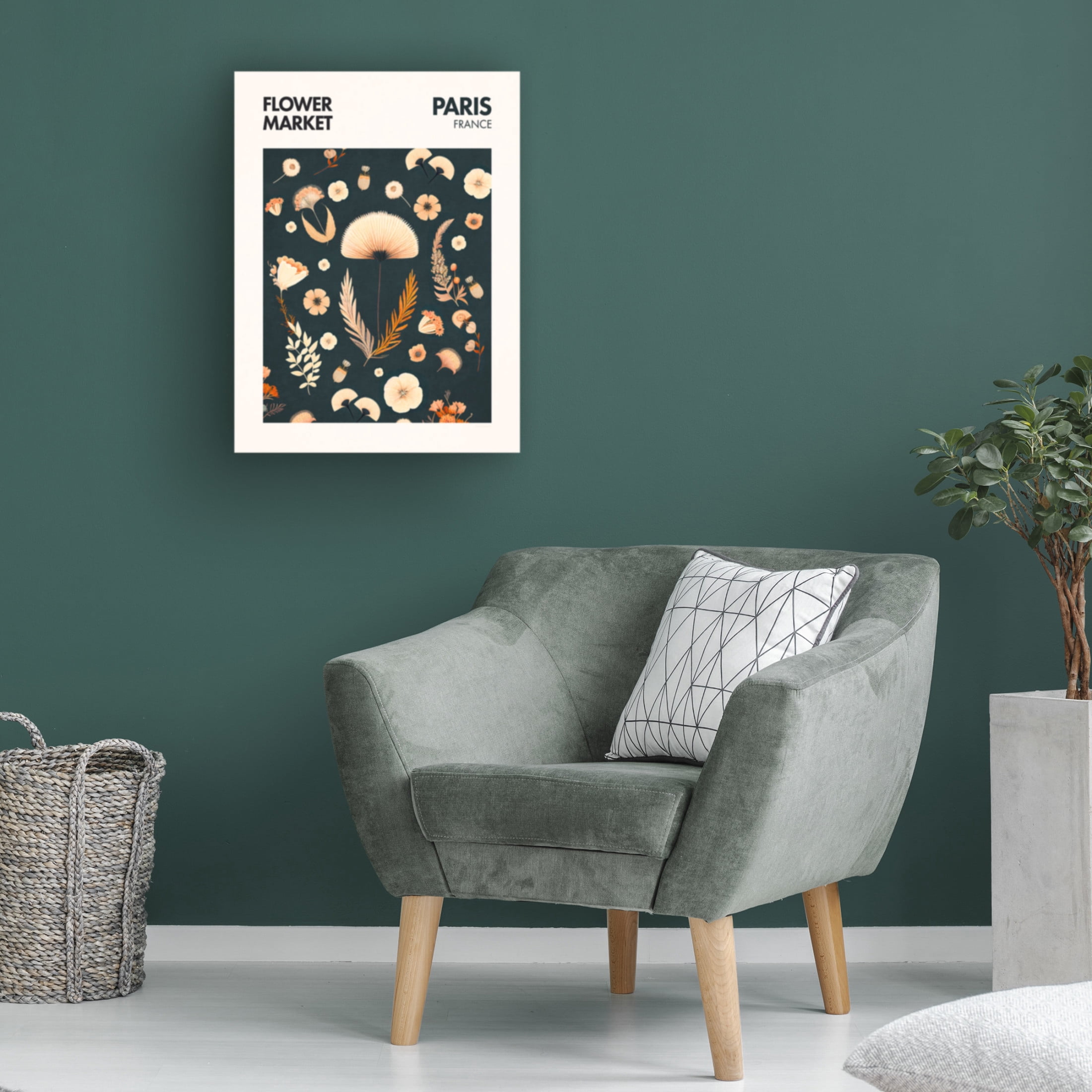 Trademark Fine Art Emel Tunaboylu  Rectangle 11 Canvas Wall Art