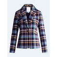 thumbnail image 6 of Free Assembly Women's and Women's Plus The Belmont Plaid Single Breasted Blazer, Sizes XS-4X, 6 of 6