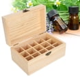 thumbnail image 1 of Wooden Organizer, 15 Slot Essential Safe Durable Essential Oil Box  For Gift, 1 of 8