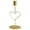 Gold(Heart), variant on FXMLRLK Gold Candlestick Holder, Metal Heart Candle Holders Vintage Candle Stick Holder Candelabra for Holiday Home Decor Fireplace Mantel Wedding Party Housewarming Gift