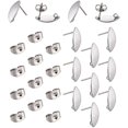 thumbnail image 1 of 50 Pcs Boucles d'Oreilles Feuille d'Érable en Acier Inoxydable Style Feuille avec Boucle Boucles d'Oreilles Forme Feuille avec Écrous pour Fabrication de Boucles d'Oreilles DIY, 1 of 4
