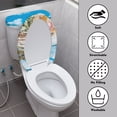 thumbnail image 4 of HELLHERO Starfish Toilet Seat Lid Cover Set with Adjustable 2 Pcs Set Toilet Top Cover U-Shaped for Universal, 4 of 8