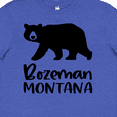thumbnail image 4 of Inktastic Bozeman, Montana Black Bear Silhouette Youth T-Shirt, 4 of 5
