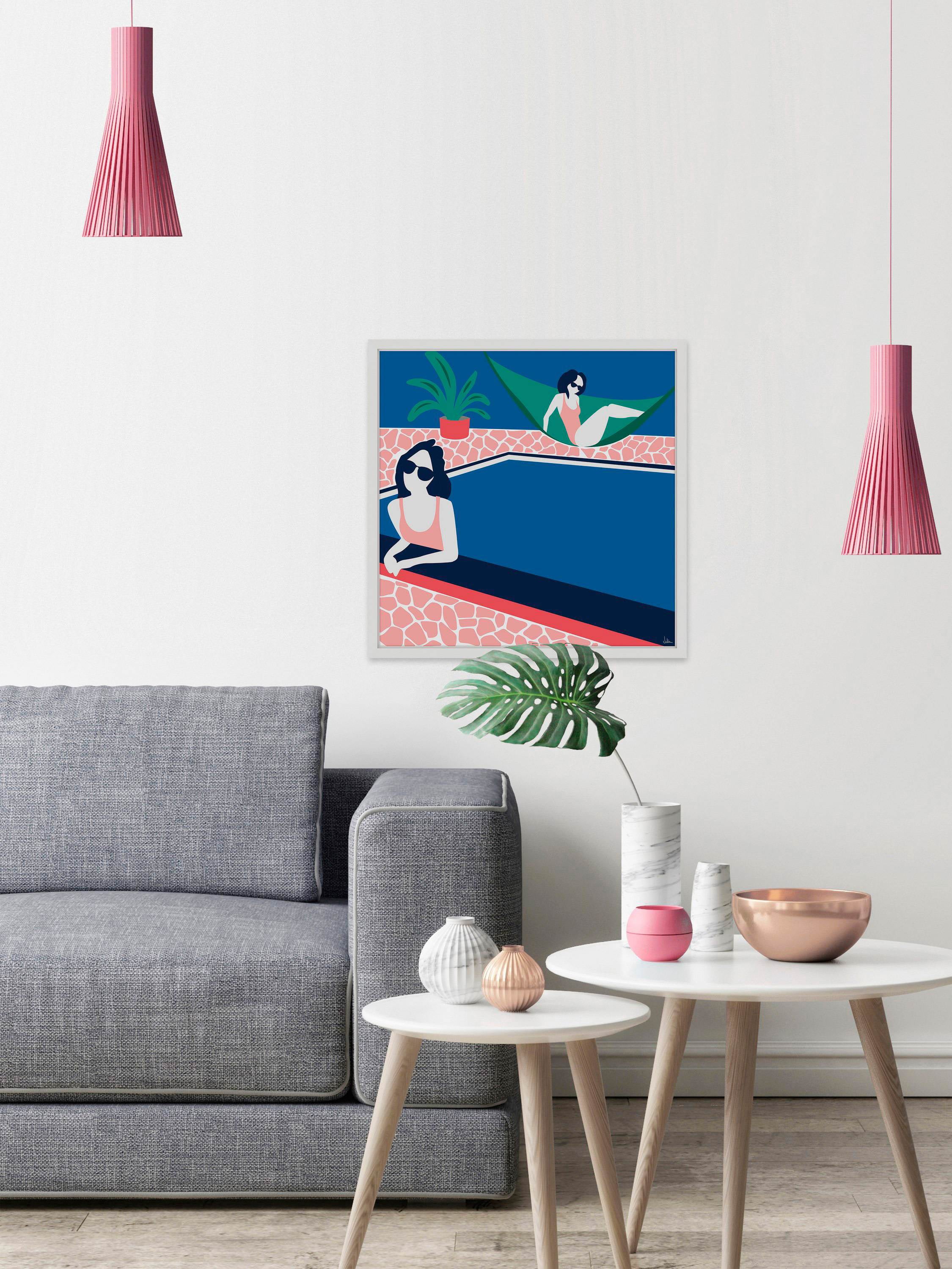 Candid Framed Painting Print