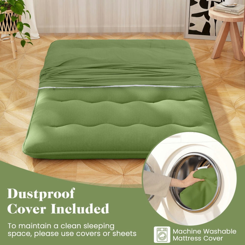 Barara King Mattress, Floor Mattress, Sleeping Pad,Floor Mattress with Washable Cover and Carry Bag-Full Size