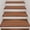 Brown, variant on Bullnose Stair Treads Non-Slip for Wooden Steps,13 PCS/9.4 * 26 Inch Indoor Stair Carpet Runner,Cover,Mat for Dogs Baby Pets,Comfort Semi Circular(Gray)